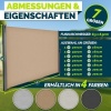 Afbeelding van tillvex® Uitschuifbare Zijluifel 200 x 400 cm met Regenhoes voor Balkon en Tuin