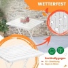 Afbeelding van KESSER® Balkontafel, inklapbaar, weerbestendig/uv-bestendig, gecoat staal en houtlook, outdoor tuint