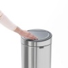 Afbeelding van Brabantia Touch Bin Prullenbak - 30 liter - Mat RVS Vingerafdrukbestendig