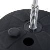 Afbeelding van HOMCOM Bokszak Set - Staal - 43x43x144cm - Zwart