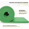 Afbeelding van TRESKO® fitnessmat yogamat pilatesmat 185 x 60 cm, groen, 1,5 cm dikte, getest op ftalaten