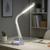 Afbeelding van Globo Mitti tafellamp - zilver - kunststof - LED bureaulamp - 58376S