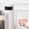 Afbeelding van HOMCOM Torenventilator met afstandsbediening van PE-kunststof en staal - Wit