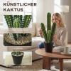 Afbeelding van Homcom Kunstplant van Kunststof - 13L x 13B x 53H cm - Groen