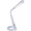 Afbeelding van Globo Mitti tafellamp - zilver - kunststof - LED bureaulamp - 58376S