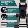 Afbeelding van TRESKO Hydraulische garagekrik 3 ton zwart, hefhoogte 75-510 mm, met 360° wielen en accessoires