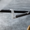 Afbeelding van HOMCOM kledingkast - staal - stof - kunststof - donkergrijs