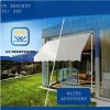 Afbeelding van Tillvex Balkonluifel 250 cm beige met handslinger, zonder boren, UV-bestendig en verstelbaar
