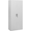 Afbeelding van HOMCOM archiefkast - staal - 80 L × 40 B × 180 H cm - wit
