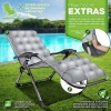Afbeelding van tillvex® Opvouwbare Ligstoel tot 200kg | Weerbestendig Zonnebed voor Tuin & Balkon