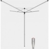 Afbeelding van Brabantia Topspinner Waslijn - 40 m - met Metalen Grondanker - Metallic Grijs