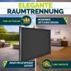Afbeelding van tillvex® Uitschuifbare Zijluifel 180 x 300 cm met Regenhoes voor Balkon en Tuin