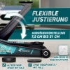 Afbeelding van TRESKO Hydraulische garagekrik 3 ton zwart, hefhoogte 75-510 mm, met 360° wielen en accessoires