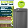 Afbeelding van tillvex® Uitschuifbare Zijluifel 180 x 300 cm met Regenhoes voor Balkon en Tuin