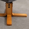 Afbeelding van HOMCOM massagestoel met ottoman - relaxstoel donkergrijs 80 x 86 x 99 cm