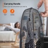 Afbeelding van Aerson Staande Vloerventilator Zwart - 120 cm - 3 Snelheden