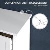 Afbeelding van HOMCOM ladekast - MDF - 74x40x91 cm - Wit