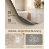Afbeelding van SONGMICS Asymmetrische Wandspiegel Bloembladvorm 60x45cm Frameloos voor Entree en Badkamer
