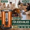 Afbeelding van TRESKO® Glühweinketel RVS - Glühweinmachine voor warme dranken (10L, Koper)