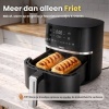 Afbeelding van COOK-IT Airfryer 6L XL - 1600W - 8 Programma's - Touchscreen - Vaatwasserbestendig - Matzwart