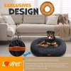 Afbeelding van LOVPET® Hondenbed / Hondenmand / Hondenkussen Kattenbed Bagel, Afwasbaar, Incl. Kom + 3x Kauwbotjes,