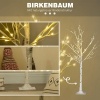 Afbeelding van HOMCOM 120 cm kunstberken kerstboom met LED, decoratie voor bruiloft en feest