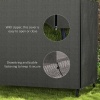 Afbeelding van Outsunny Polyester Donkergrijs 177L x 114B x 152H cm Bescherming voor Schommel