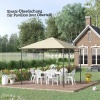 Afbeelding van Outsunny Vervangend Polyester Dak - 298L x 295B cm - Crèmewit