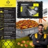Afbeelding van KESSER® Aanhangernet, 2 x 3 m, fijnmazig | aanhangernet met spankabel en netkoord, containernet voor