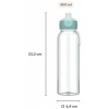 Afbeelding van Mepal Pop-up drinkfles Campus - 500 ml - Blauw