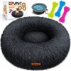 Afbeelding van LOVPET® Hondenbed / Hondenmand / Hondenkussen Kattenbed Bagel, Afwasbaar, Incl. Kom + 3x Kauwbotjes,