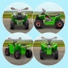 Afbeelding van HOMCOM Elektrische kinderauto Groen, Kunststof en Metaal, 70 x 41,5 x 48,5 cm