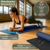 Afbeelding van RE:Sport Yogamat, ftalaatvrij, antislip fitnessmat met draagriem, 183 x 61 x 0,6 cm