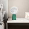 Afbeelding van HOMCOM LED Mond Tafel lamp met USB, nachttafel lamp voor woonkamer en speelkamer, wit