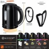 Afbeelding van KESSER® Waterkoker, 2200 W, roestvrij staal, 1,7 liter, met led-verlichting, kleur afhankelijk van d