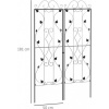 Afbeelding van Outsunny Tuinboog van staal - 50B x 181H cm - Zwart