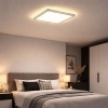 Afbeelding van Briloner Leuchten - LED-plafondlamp met achtergrondverlichting, 22W, 3000 lumen, wit-aluminium