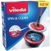 Afbeelding van Vileda Spin&Clean - Mopset - Altijd schoon pad - Plooibare microvezel kop 2in1