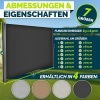 Afbeelding van tillvex® Uitschuifbare Zijluifel 160 x 400 cm met Regenhoes voor Balkon en Tuin