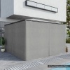 Afbeelding van Outsunny - Zijwanden - Polyester - Lichtgrijs