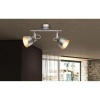 Afbeelding van Moderne Plafondlamp - Nikkel - 2 x E14 fitting | Surrey