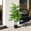 Afbeelding van HOMCOM Kunstplant PEVA, kunststof - 17L x 17B x 120H cm - Groen
