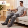 Afbeelding van HOMCOM Beenmassageapparaat met warmte en luchtcompressie, 2 warmtestanden