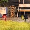 Afbeelding van Outsunny lantaarn - set van 2 - solar - kunststof - zwart