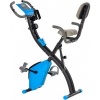 Afbeelding van HOMCOM Hometrainer van staal, ABS - 105L x 48B x 118H cm - Blauw en Zwart