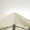 Afbeelding van HOMCOM Vervangend dak voor tuinpaviljoen, waterdicht polyester, 3 x 4 m, crème