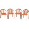 Afbeelding van Outsunny Tuinset van Kunststof 57L x 54B x 78H cm Rood