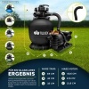 Afbeelding van Tillvex Zandfiltersysteem 13.200L/h tot 40.000L + 1200g Filterkogels - Zwart