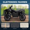 Afbeelding van AIYAPLAY Elektrisch Kinderauto Metaal, Kunststof 70L x 42B x 45H cm Zwart