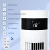 Afbeelding van HOMCOM Torenventilator met afstandsbediening van PE-kunststof en staal - Wit